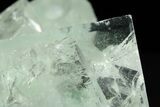 Glass-Clear, Green Cubic Fluorite Crystals - China #205562-4